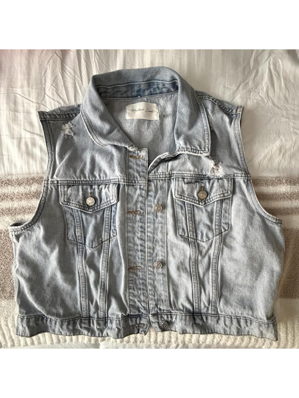 Mustard Seed Women's Blue Gilet